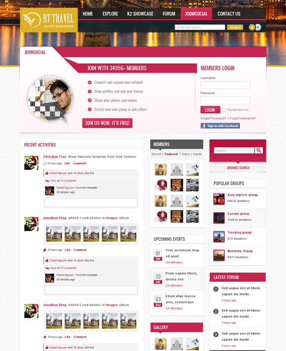 BT Travel BT Travel Joomla Template Joomla