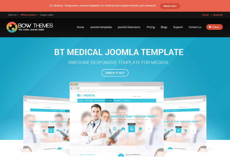 Joomla templates - New templates